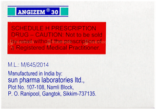 Angizem 30 Tablet 10